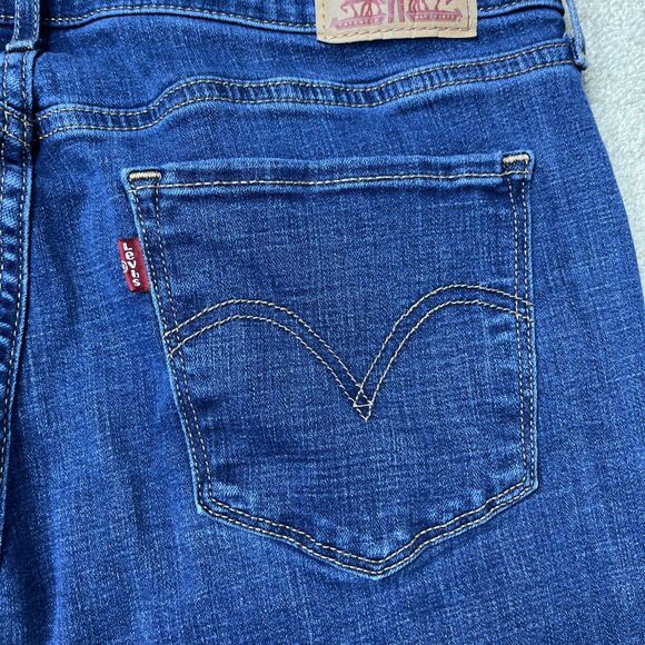 Levi's Classic Bootcut Jeans Women's Size 12 Blue denim‎ Stretch 34x28 - Picture 13 of 13